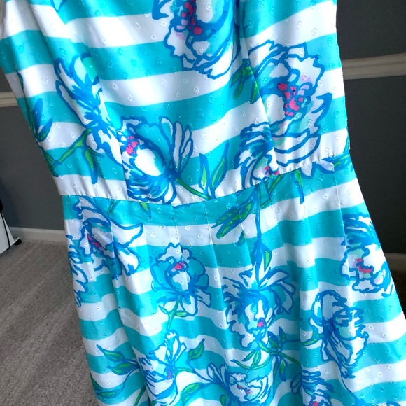 Lilly Pulitzer Posey dress Shorely Blue size 4 - Picture 4 of 14
